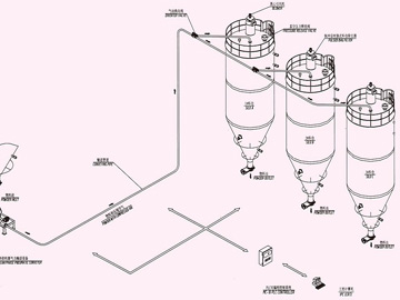 正压稀相气力输送系统