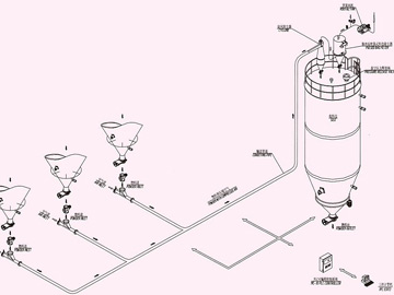 负压稀相气力输送系统